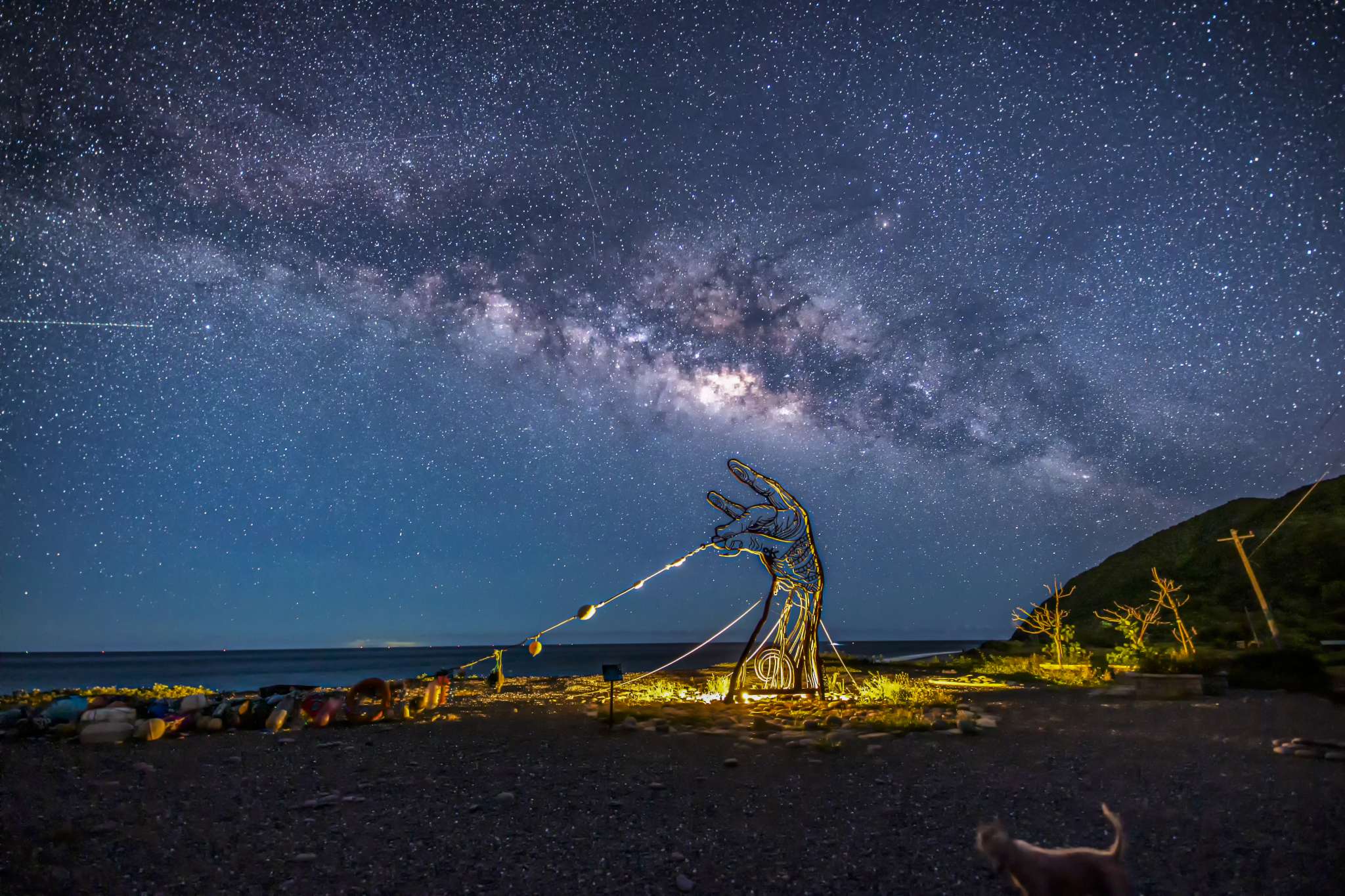 南田星空之美