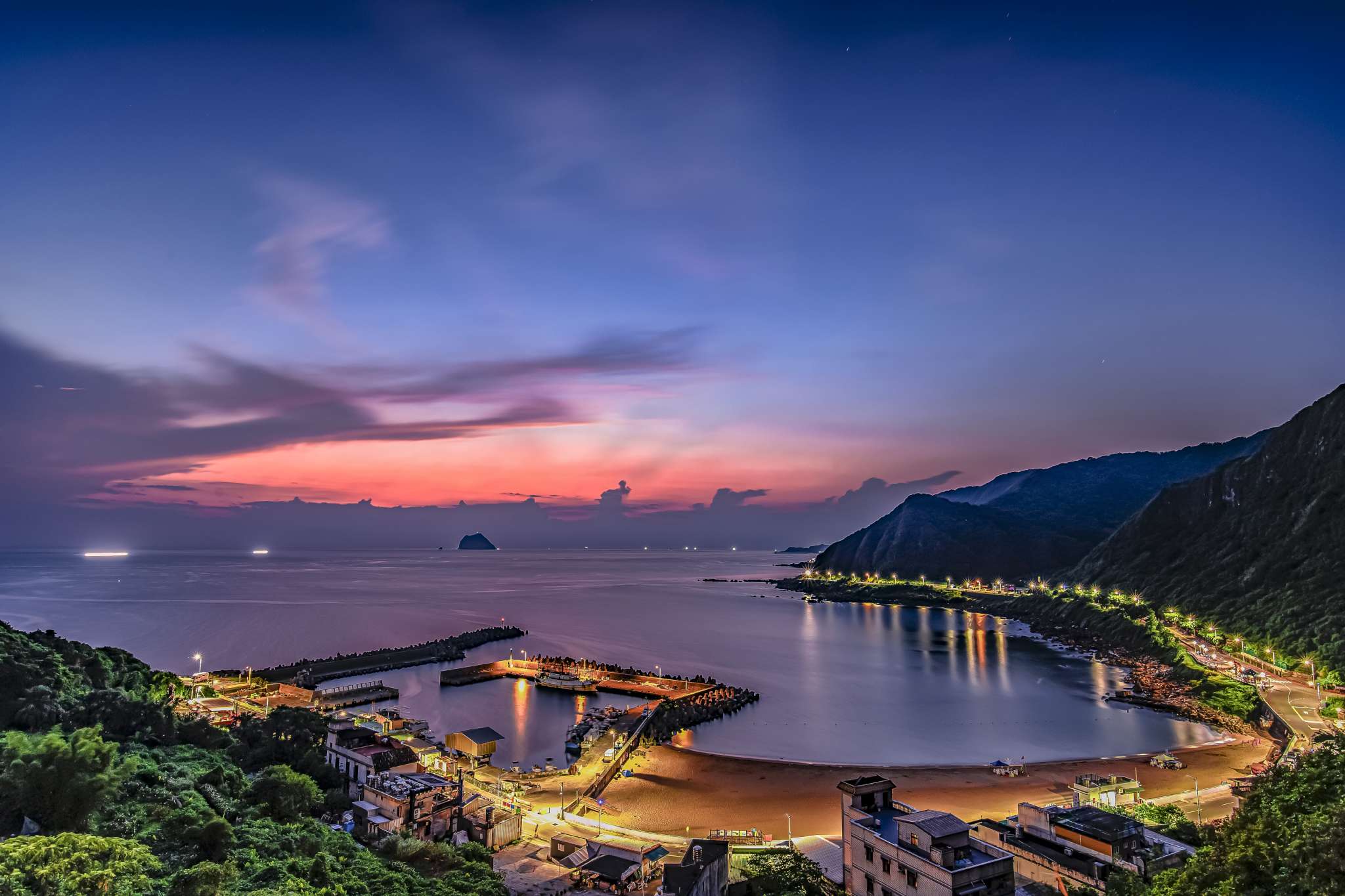 寧靜的漁港